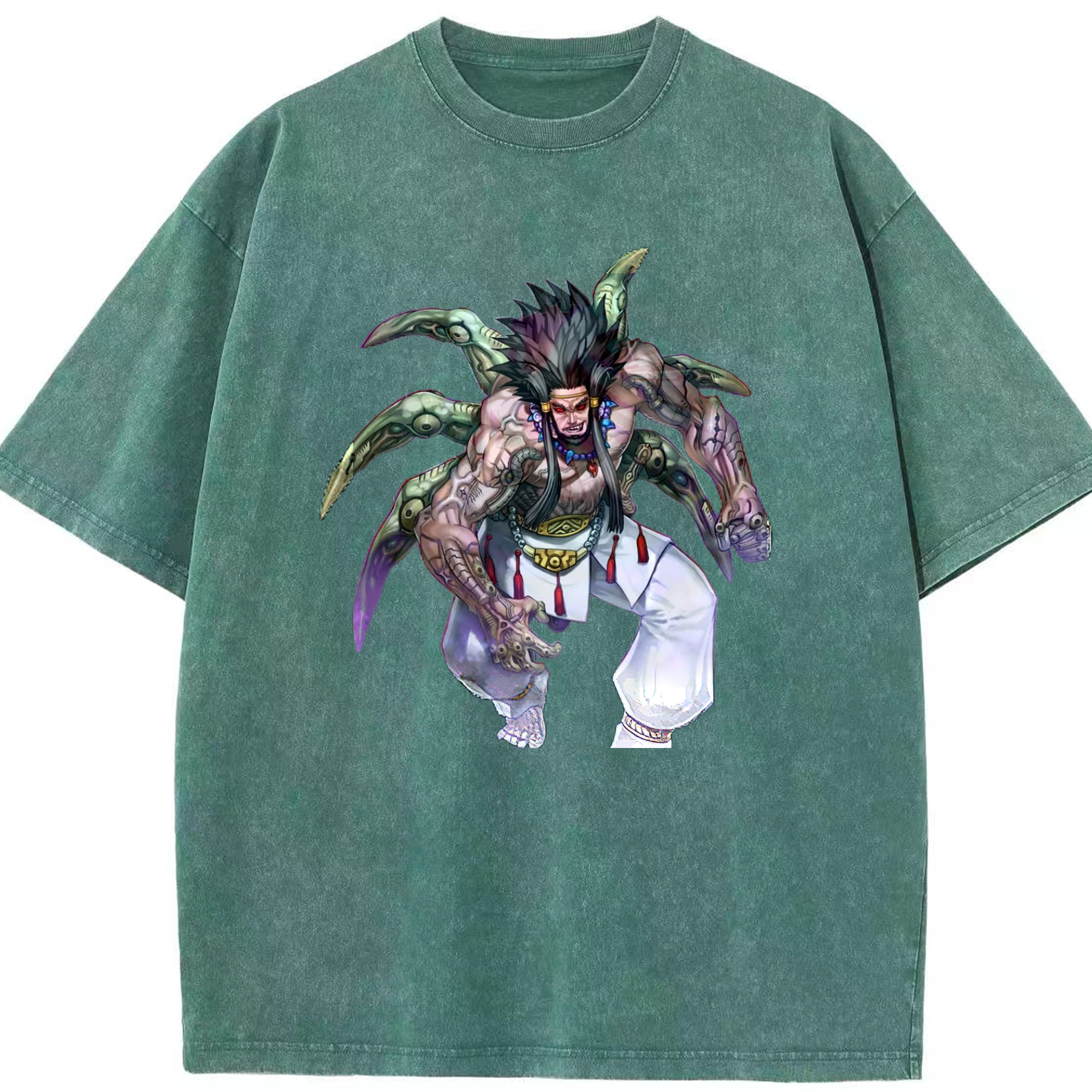 （画像用） 遊☆戯☆王 Yu-Gi-Oh! 綿100% ヴィンテージ風 半袖Tシャツ（フロントプリント）